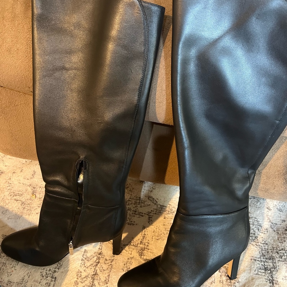 Nine West Black Over the Knee Boots